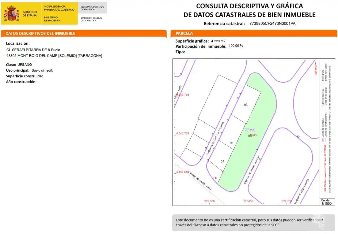 Terreny residencial en venda a Carrer de Victor Català (C. Albert) 2, imagen 5