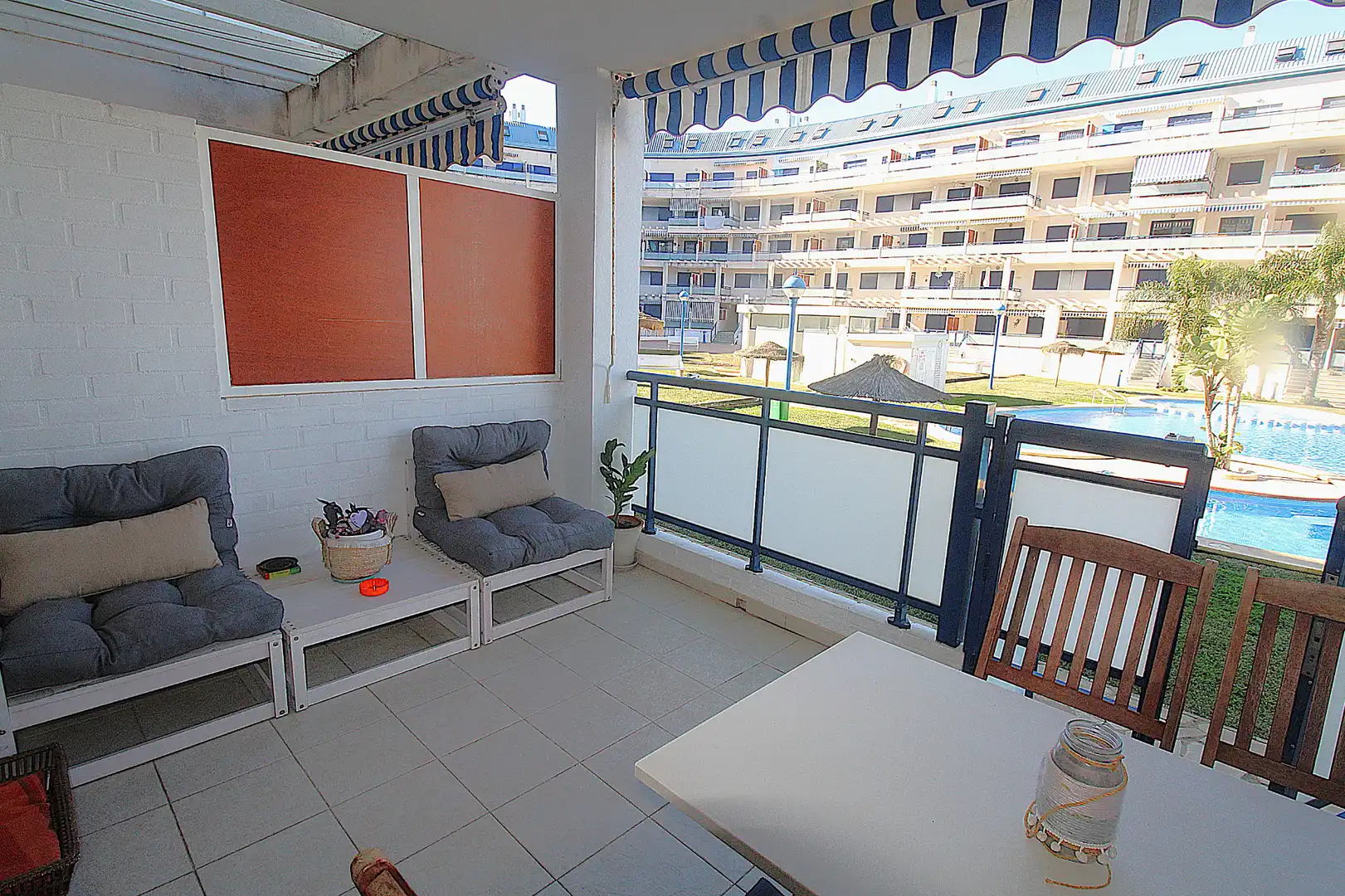 Terraza de Apartamento en venta en Dénia con Aire acondicionado, Terraza y Amueblado