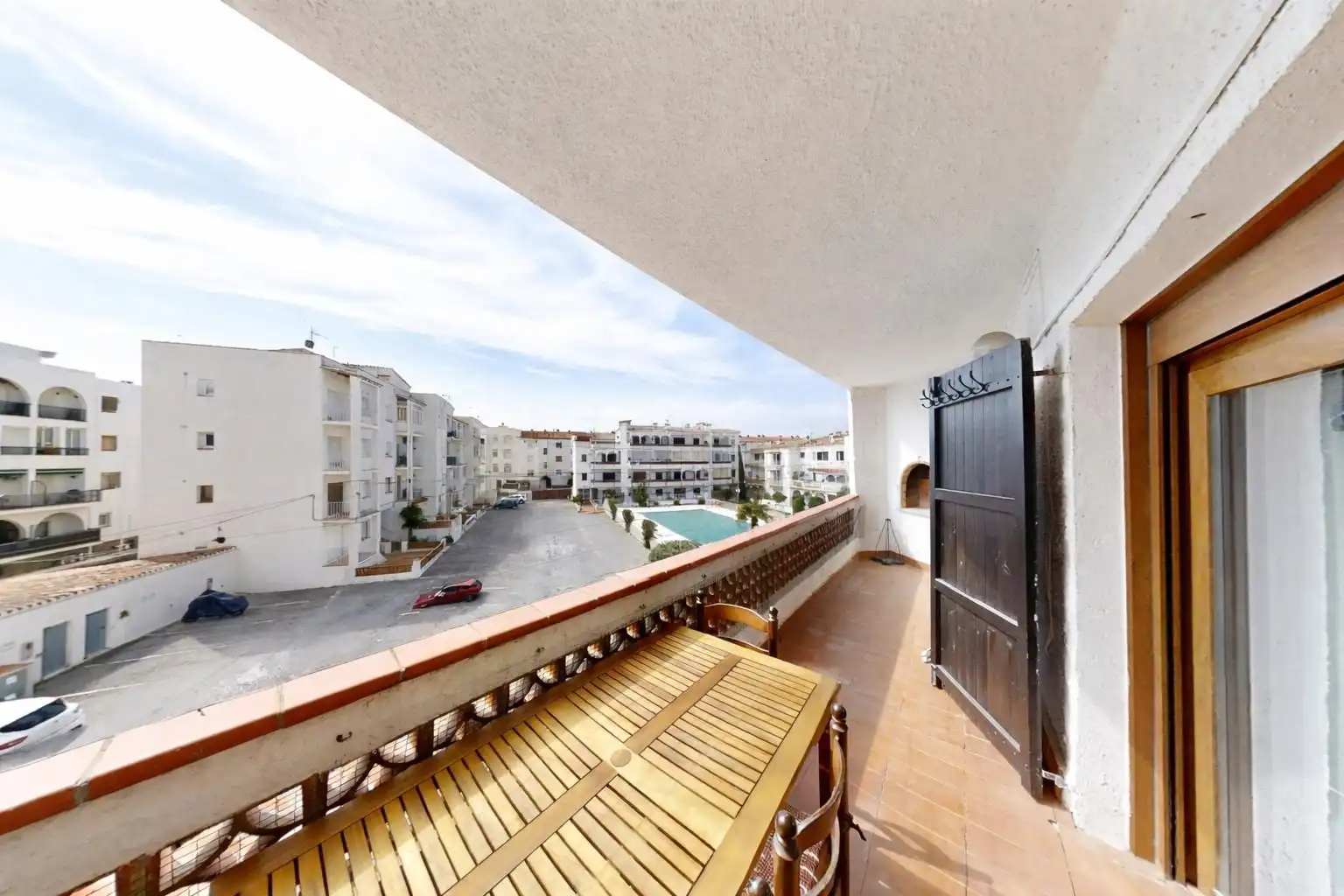 Terraza de Apartamento en venta en Empuriabrava con Jardín privado, Terraza y Amueblado