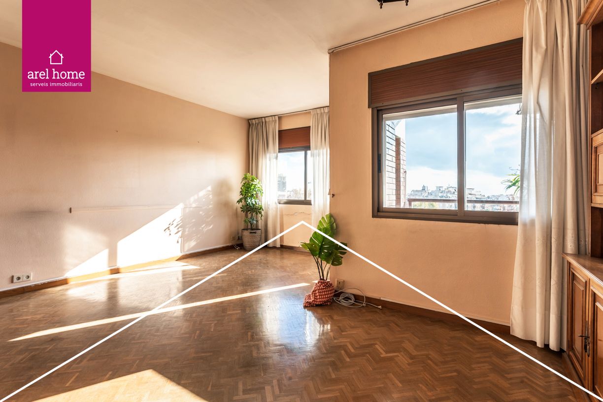 Bedroom of Flat for sale in Esplugues de Llobregat  with Air Conditioner, Heating and Balcony