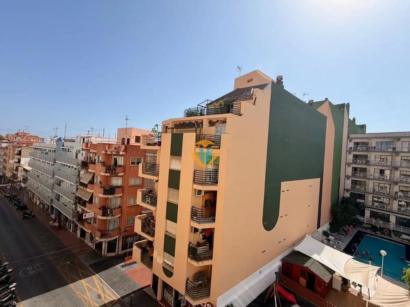 Exterior view of Flat for sale in Centro Urbano