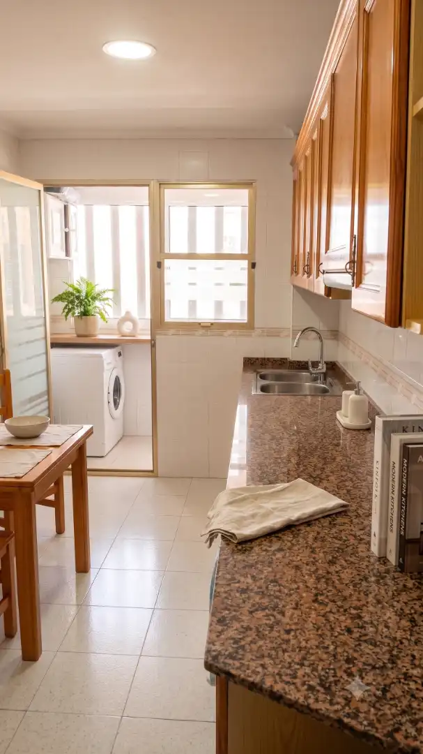 Cocina de Piso en venta en Santa Pola con Aire acondicionado, Amueblado y Balcón