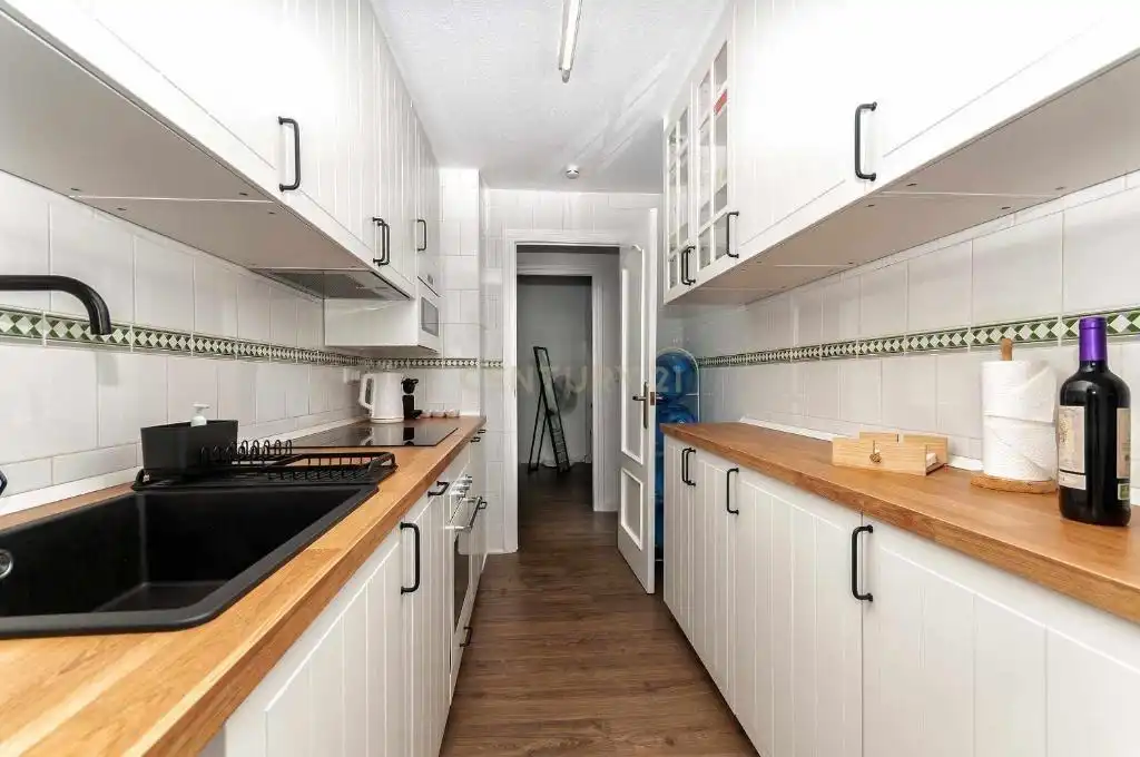 Cuina de Apartament de lloguer en Calpe / Calp amb Aire condicionat, Forn i Rentadora