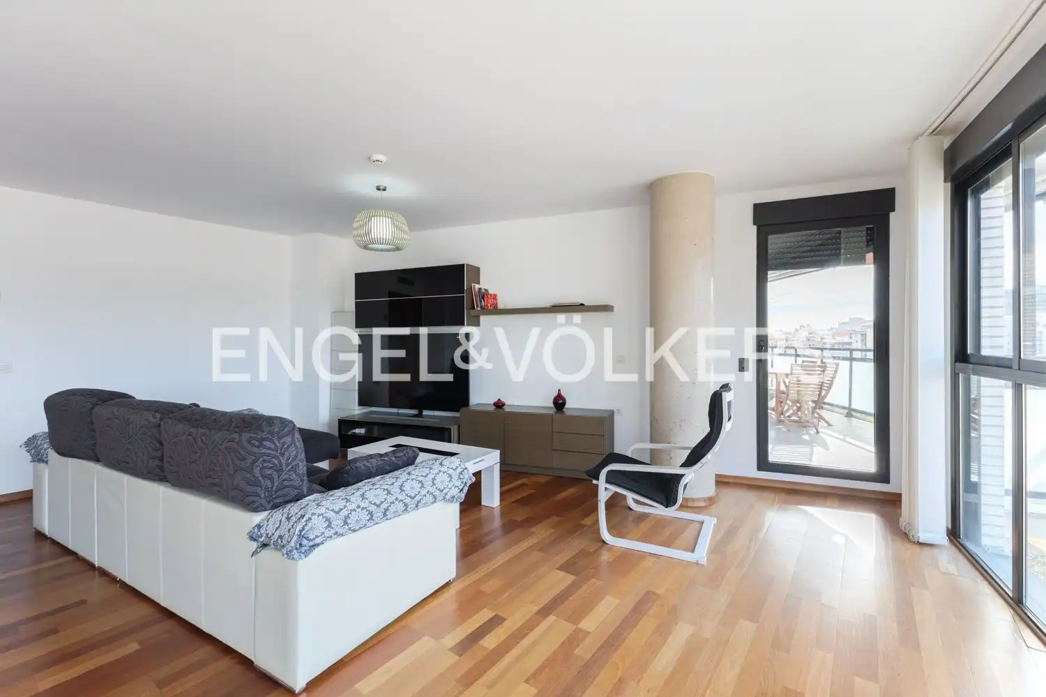 Sala d'estar de Pis de lloguer en Sagunto / Sagunt amb Aire condicionat, Calefacció i Parquet
