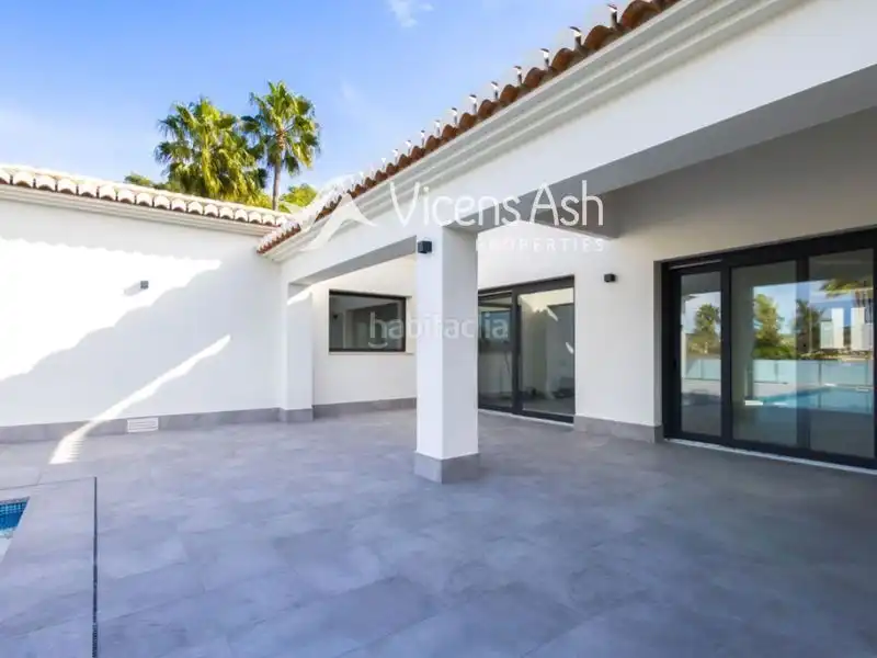Exterior view of Houses for sale in Jávea / Xàbia  with Air Conditioner and Swimming Pool