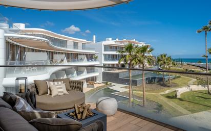 Terrace of Apartment for sale in Estepona  with Air Conditioner, Terrace and Swimming Pool