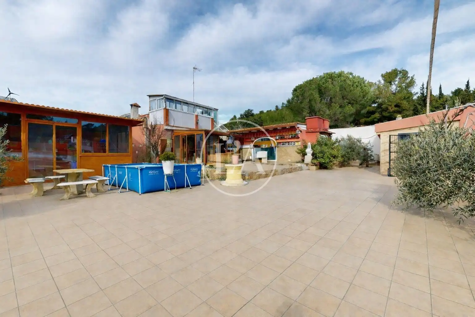 Terrassa de Casa o xalet en venda en Vilanova d'Escornalbou amb Calefacció, Jardí privat i Terrassa
