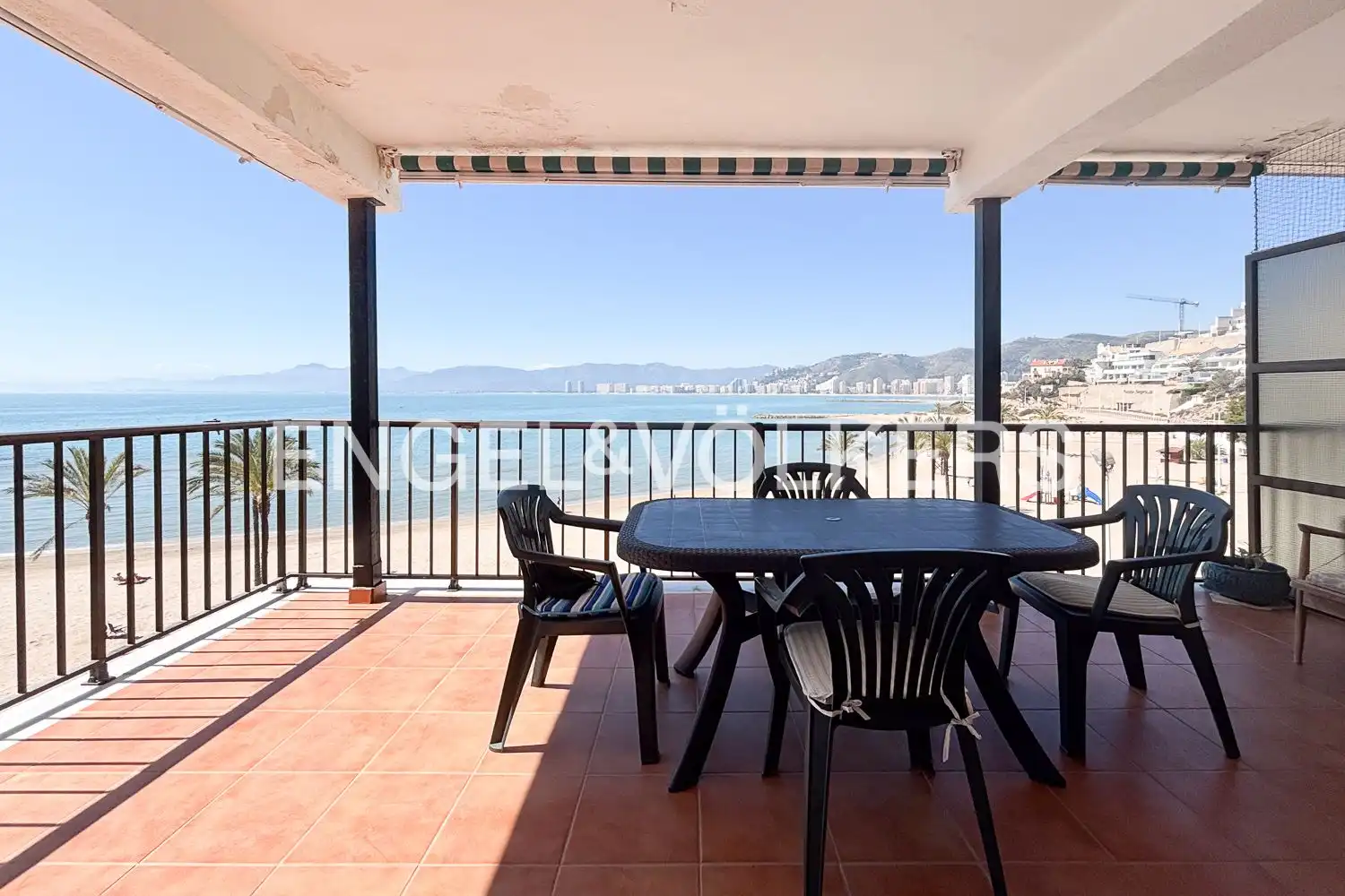 Terrace of Flat for rent in Cullera  with Heating, Furnished and Balcony