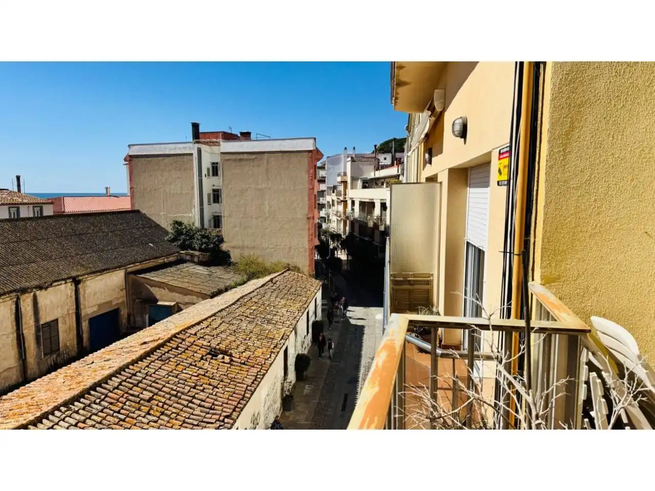 Vista exterior de Pis en venda en Blanes amb Calefacció i Balcó
