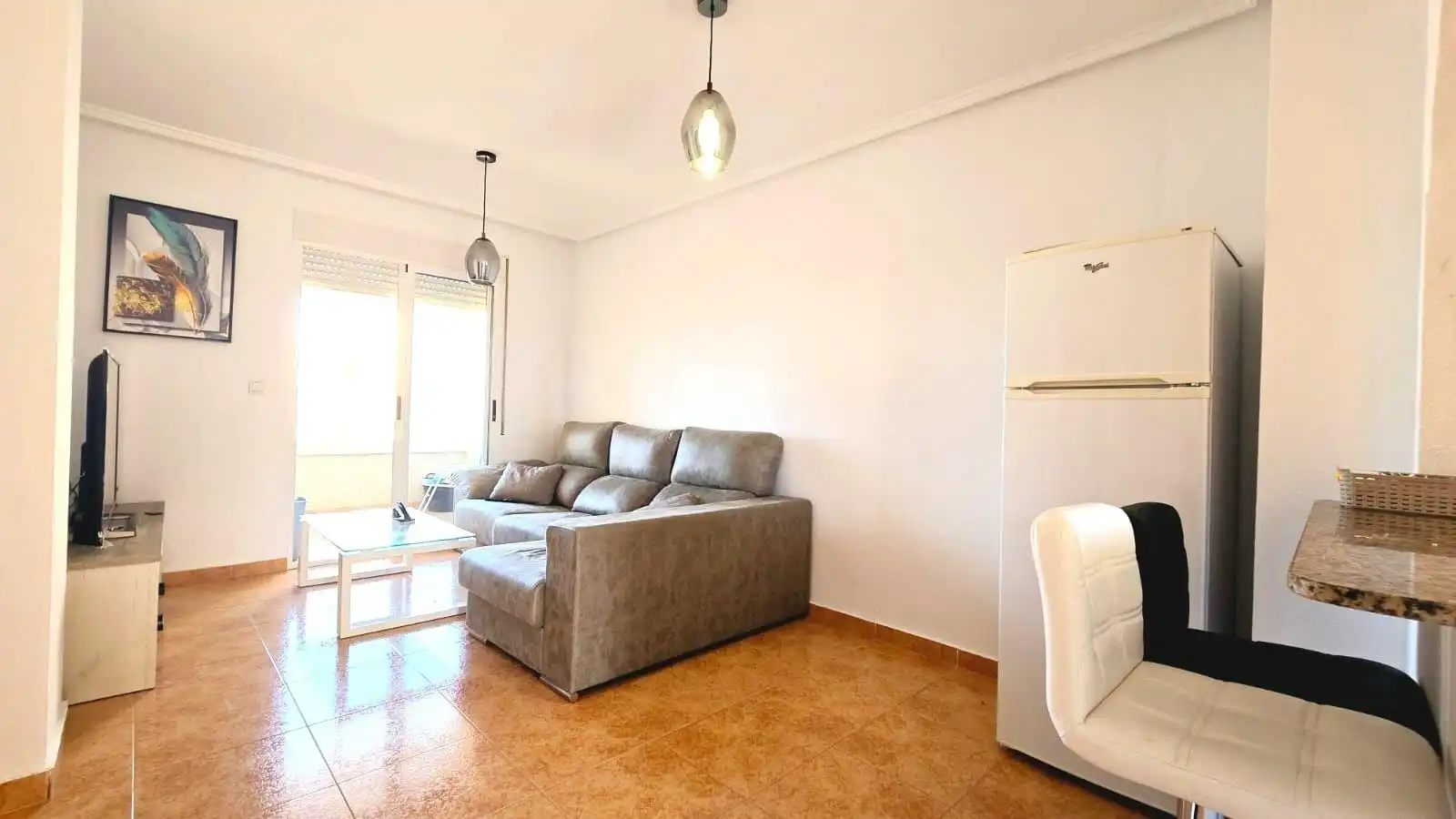 Wohnzimmer von Wohnung zum Verkauf in Torrevieja mit Terrasse, Möbliert und Gemeinschaftspool