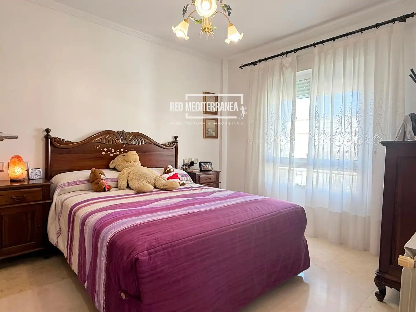 Habitación de Casa adosada en venta en Daimús con Aire acondicionado, Calefacción y Jardín privado