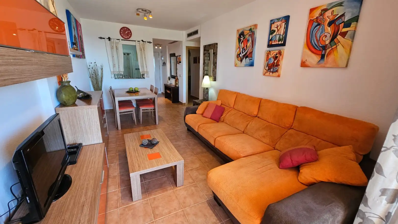 Sala d'estar de Apartament en venda en Alcalà de Xivert amb Aire condicionat, Calefacció i Terrassa