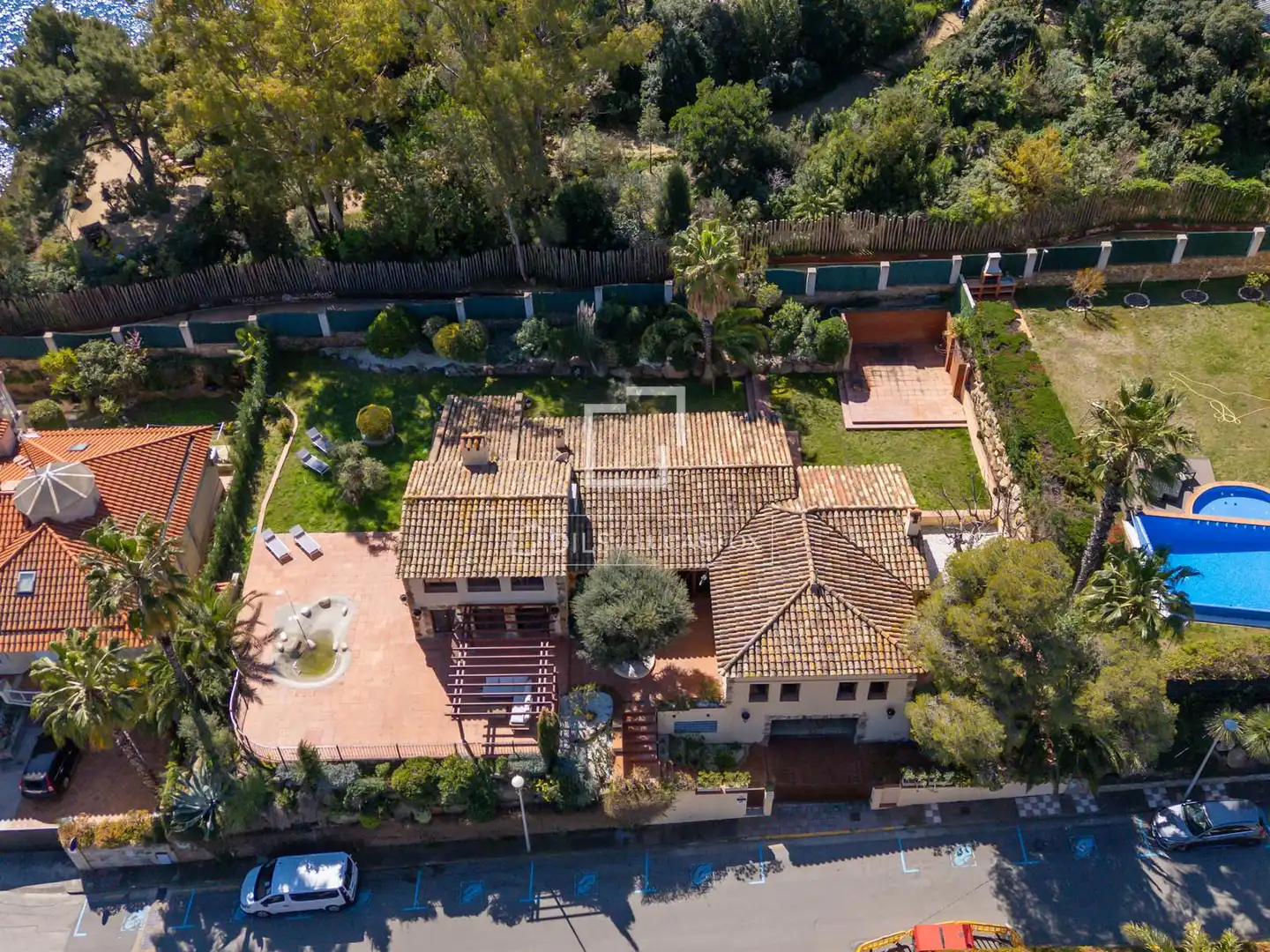 Jardín de Casa o chalet en venta en Blanes con Aire acondicionado, Calefacción y Jardín privado