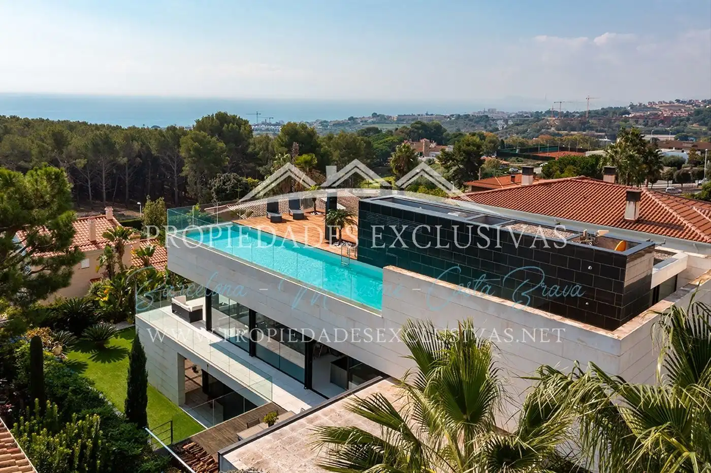 Vista exterior de Casa o chalet en venta en Teià con Aire acondicionado, Calefacción y Terraza
