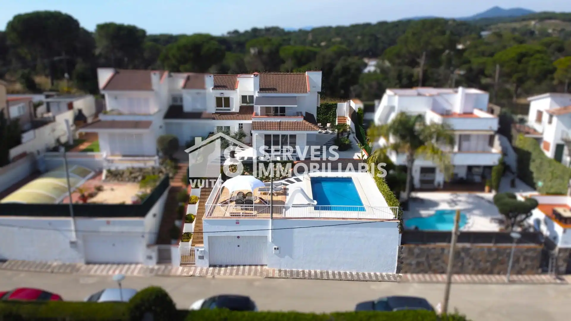 Vista exterior de Casa adosada en venta en Sant Pol de Mar con Calefacción, Jardín privado y Terraza