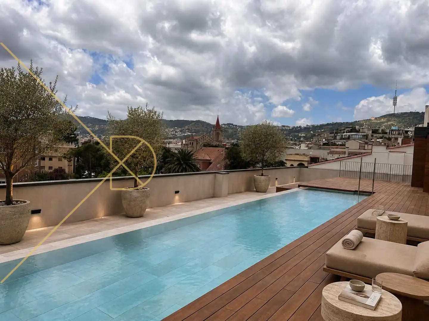 Terrace of Flat for rent in Barcelona  with Air Conditioner, Heating and Terrace