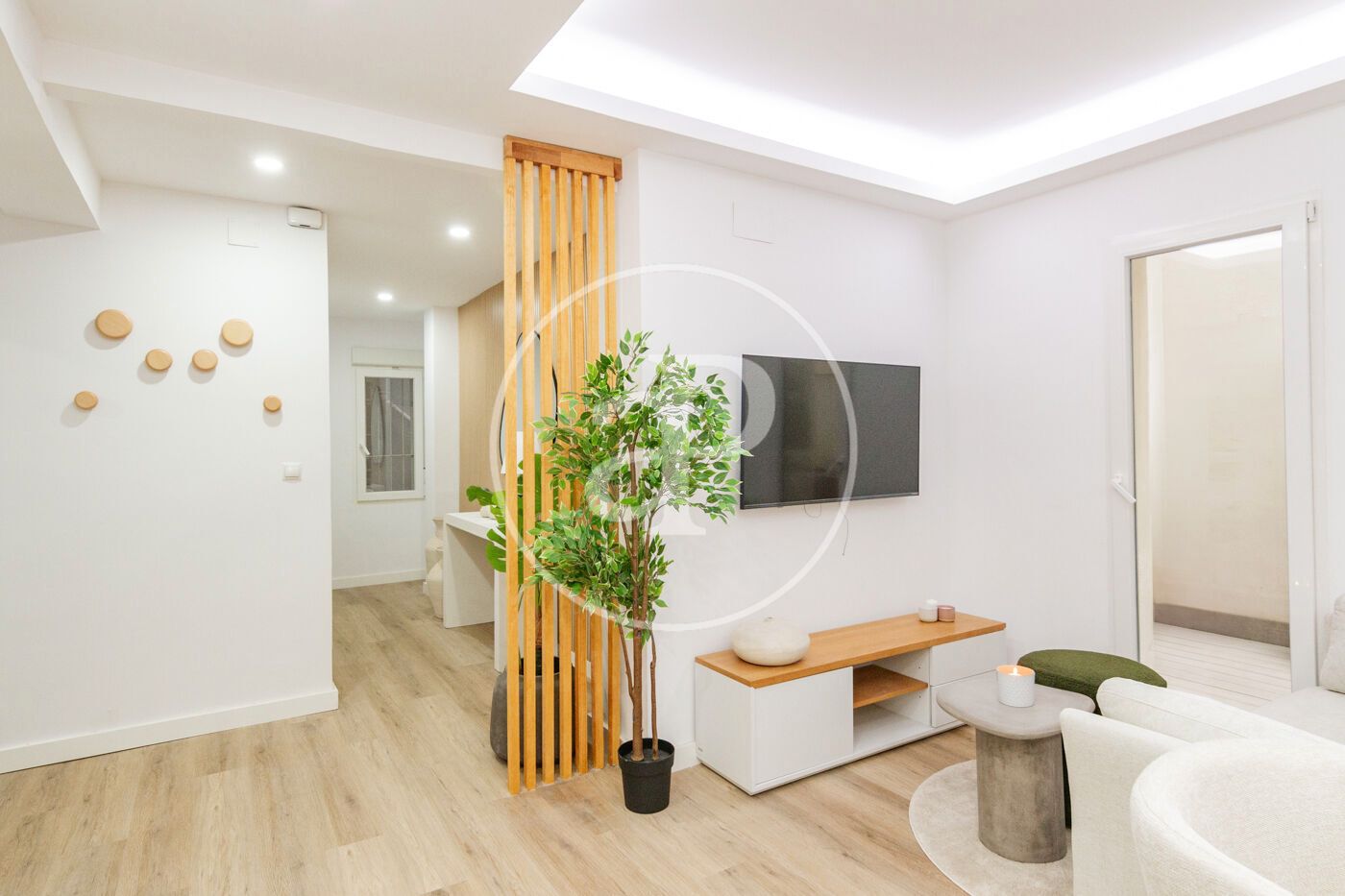 Living room of Flat for sale in  Madrid Capital  with Air Conditioner, Heating and Terrace