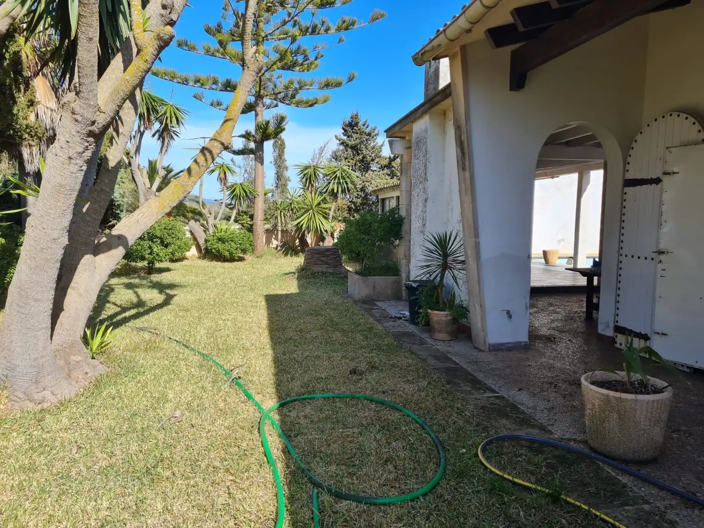 Jardín de Casa adosada en venta en Campos con Trastero y Piscina