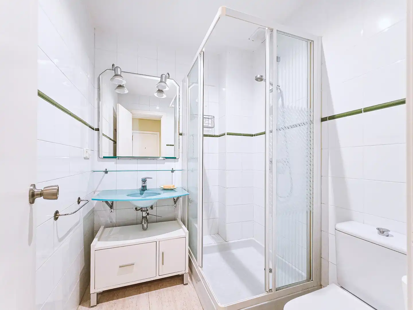 Bathroom of Flat for rent in Sant Pol de Mar  with Furnished, Oven and Washing machine