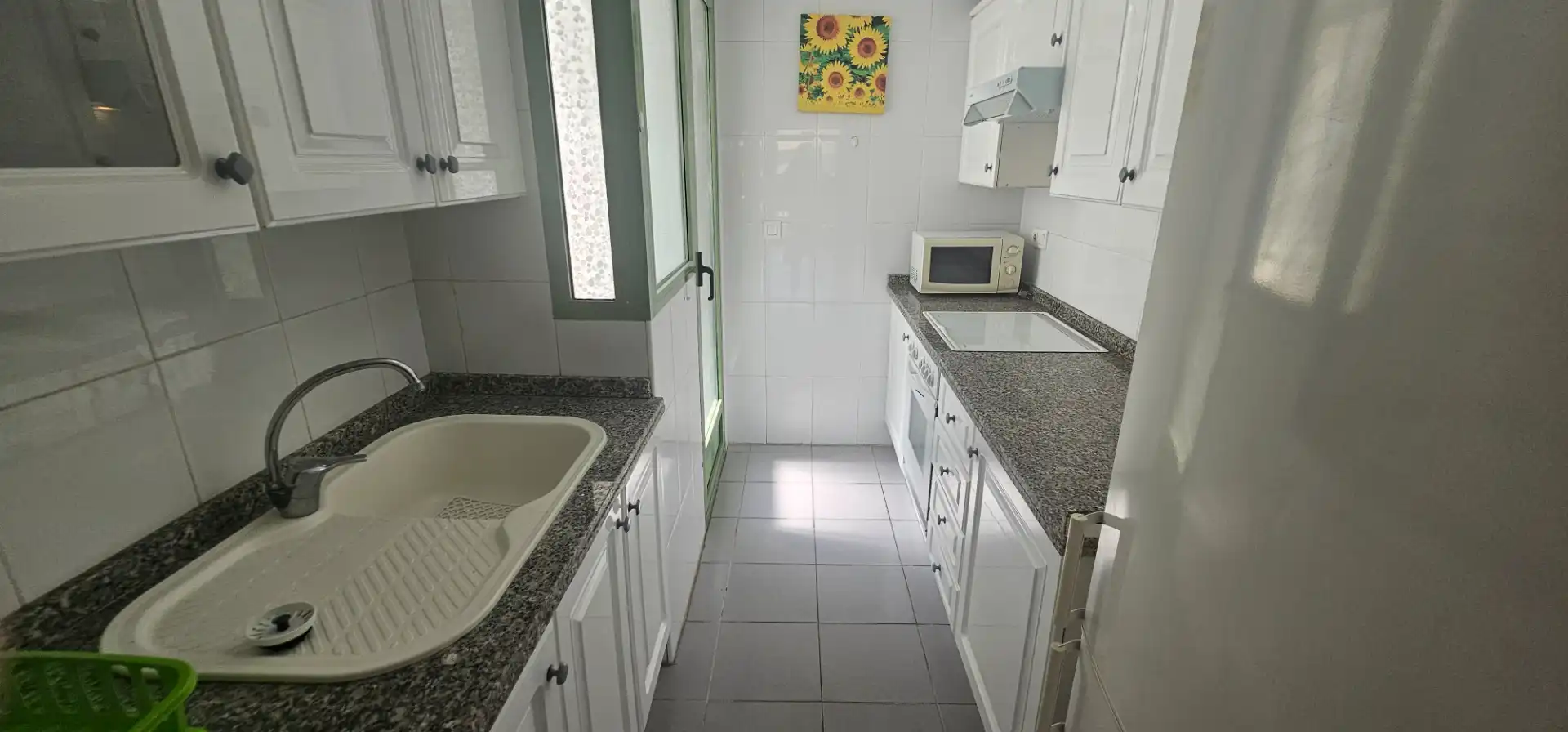 Cuina de Apartament de lloguer en Alboraya amb Aire condicionat, Terrassa i Moblat