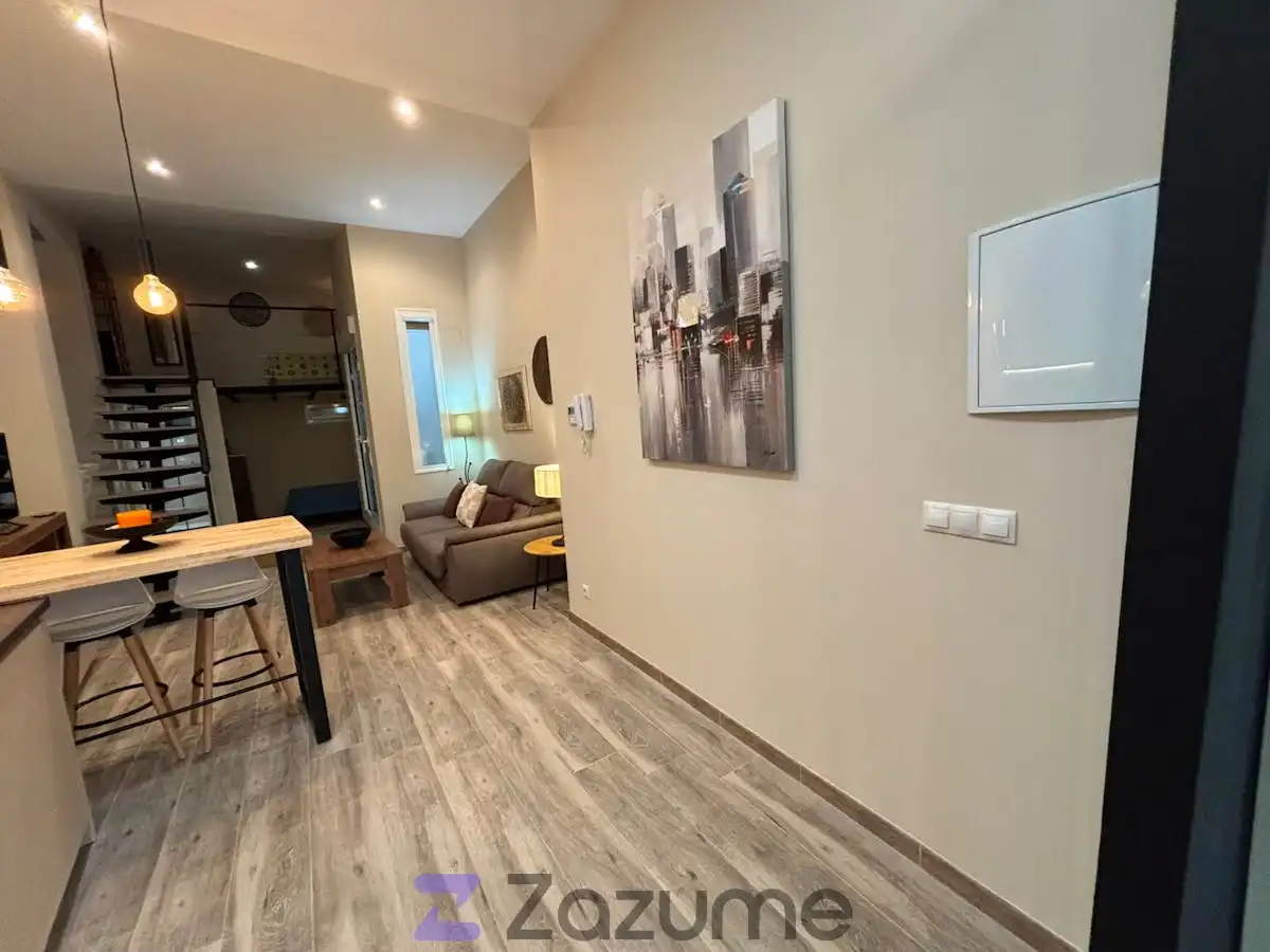 Wohnzimmer von Loft zur Miete in Sevilla mit Klimaanlage, Heizung und Möbliert
