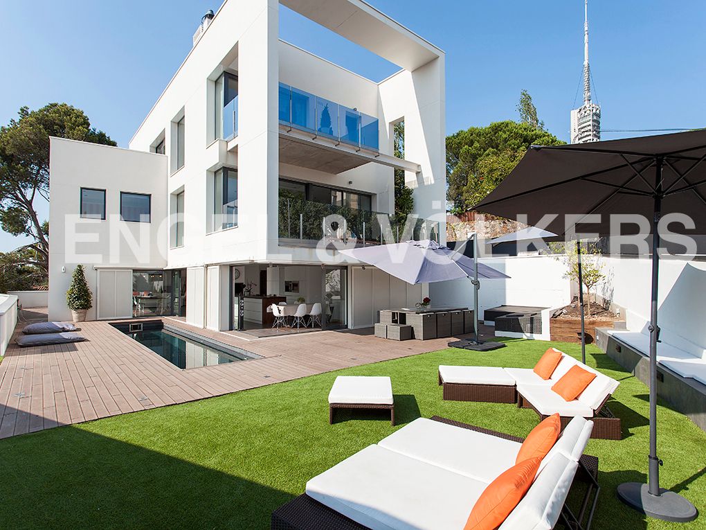 Terrassa de Casa o xalet de lloguer en  Barcelona Capital amb Aire condicionat, Calefacció i Jardí privat