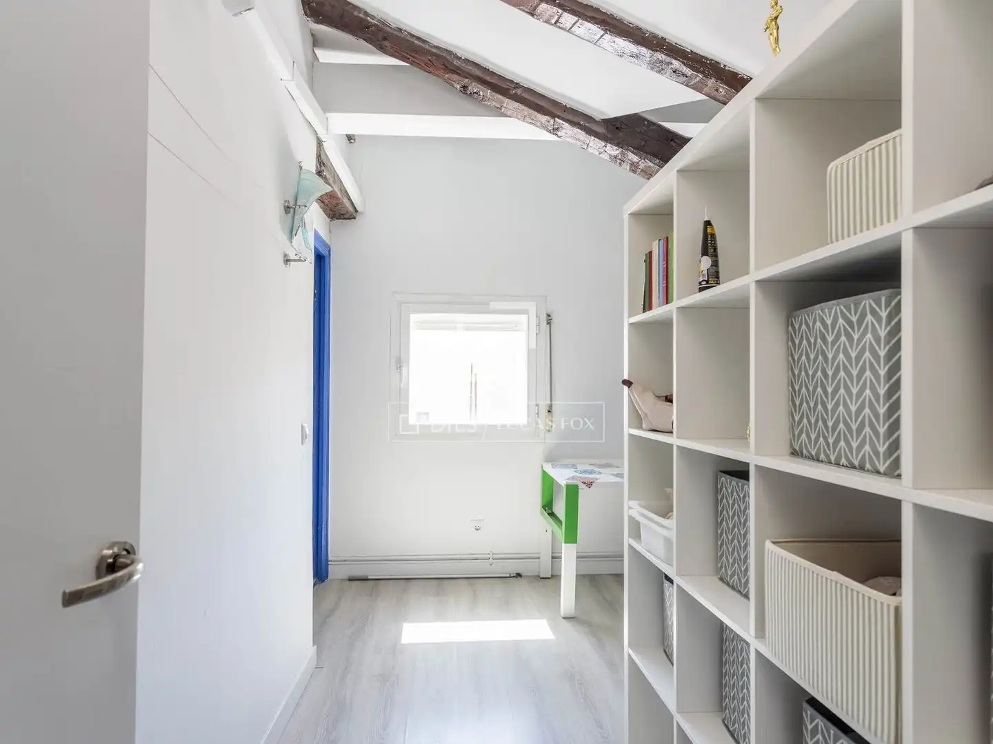Schlafzimmer von Dachboden zur Miete in Villar y Velasco mit Klimaanlage und Möbliert