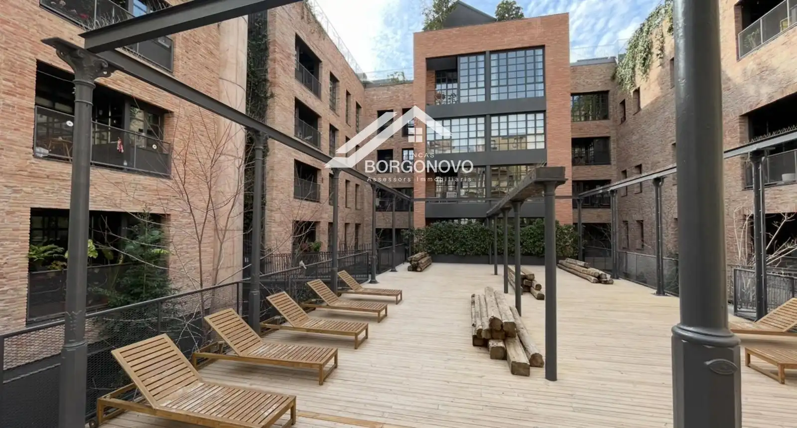 Terrassa de Pis de lloguer en Barcelona amb Aire condicionat, Calefacció i Terrassa