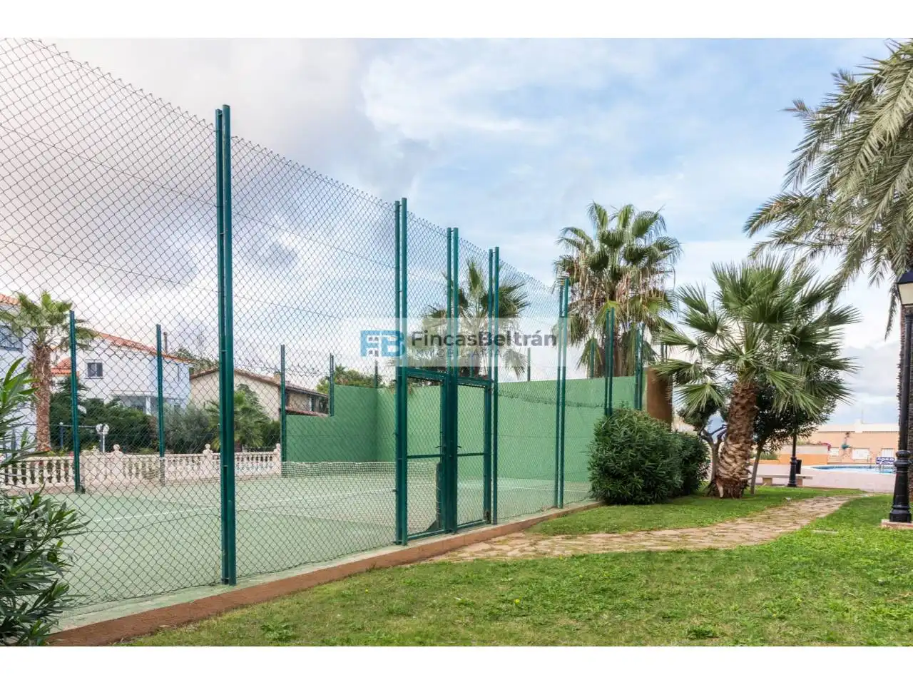 Garten von Einfamilien-Reihenhaus zum Verkauf in Peñíscola / Peníscola mit Klimaanlage, Privatgarten und Terrasse