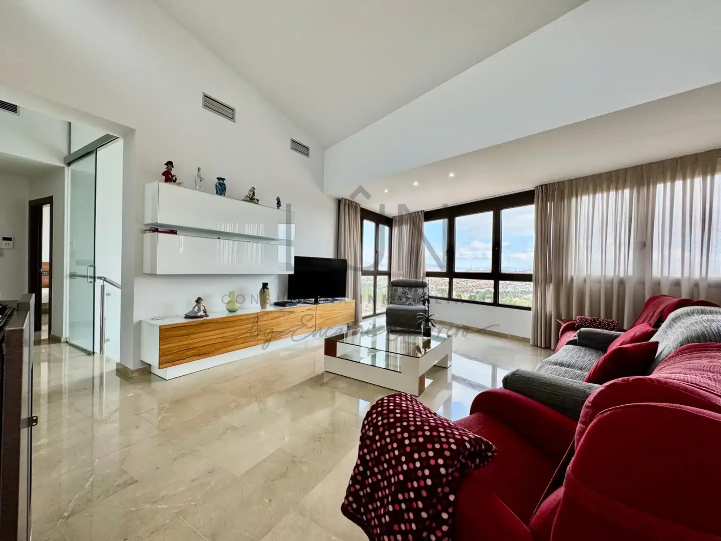 Sala d'estar de Casa o xalet en venda en Molina de Segura amb Aire condicionat, Calefacció i Parquet