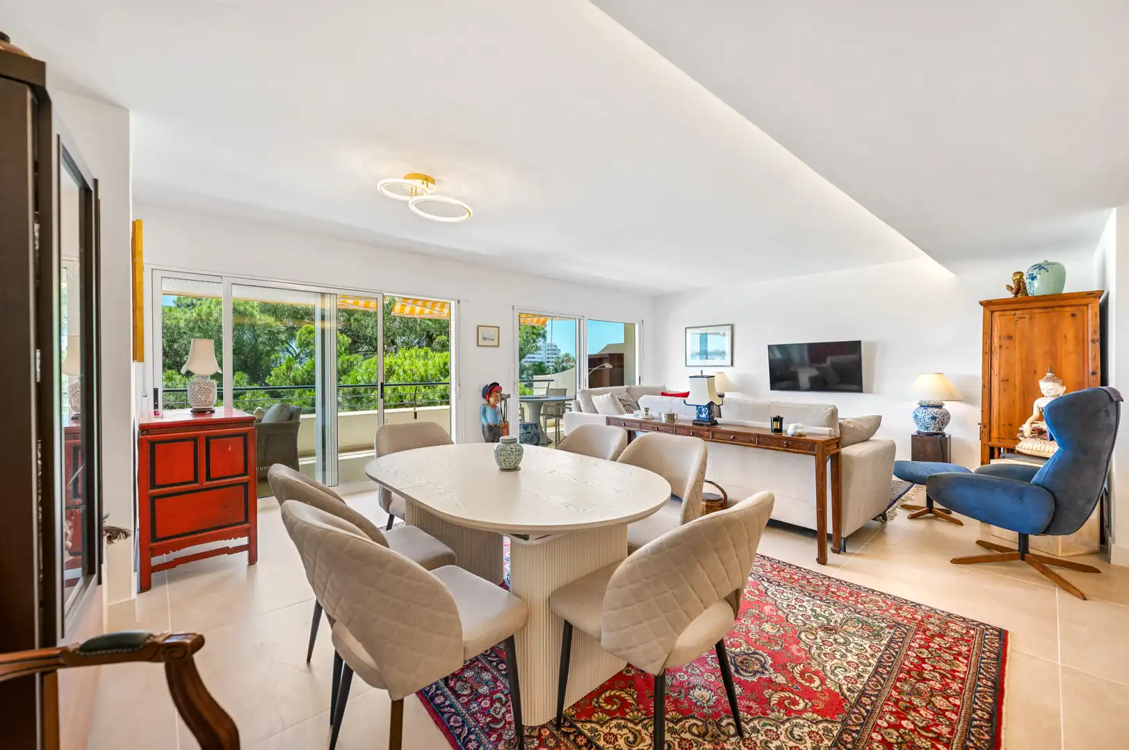 Dining room of Attic for rent in Marbella  with Air Conditioner, Terrace and Swimming Pool