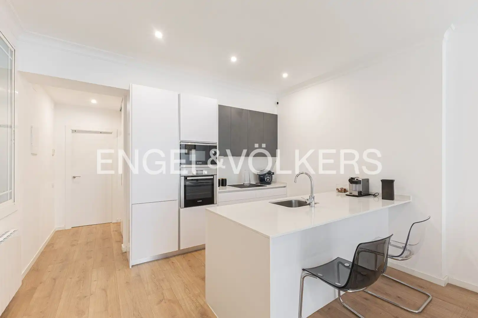 Cocina de Piso en venta en Barcelona con Calefacción, Parquet y Balcón