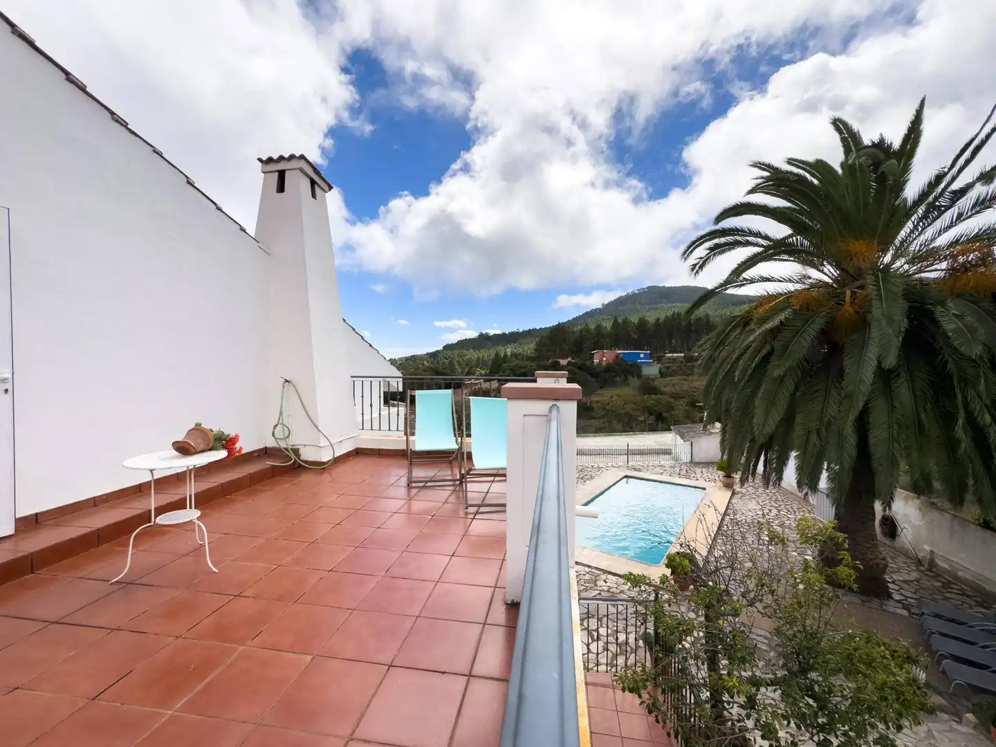 Vista exterior de Casa o chalet en venta en El Rosario con Calefacción, Jardín privado y Terraza