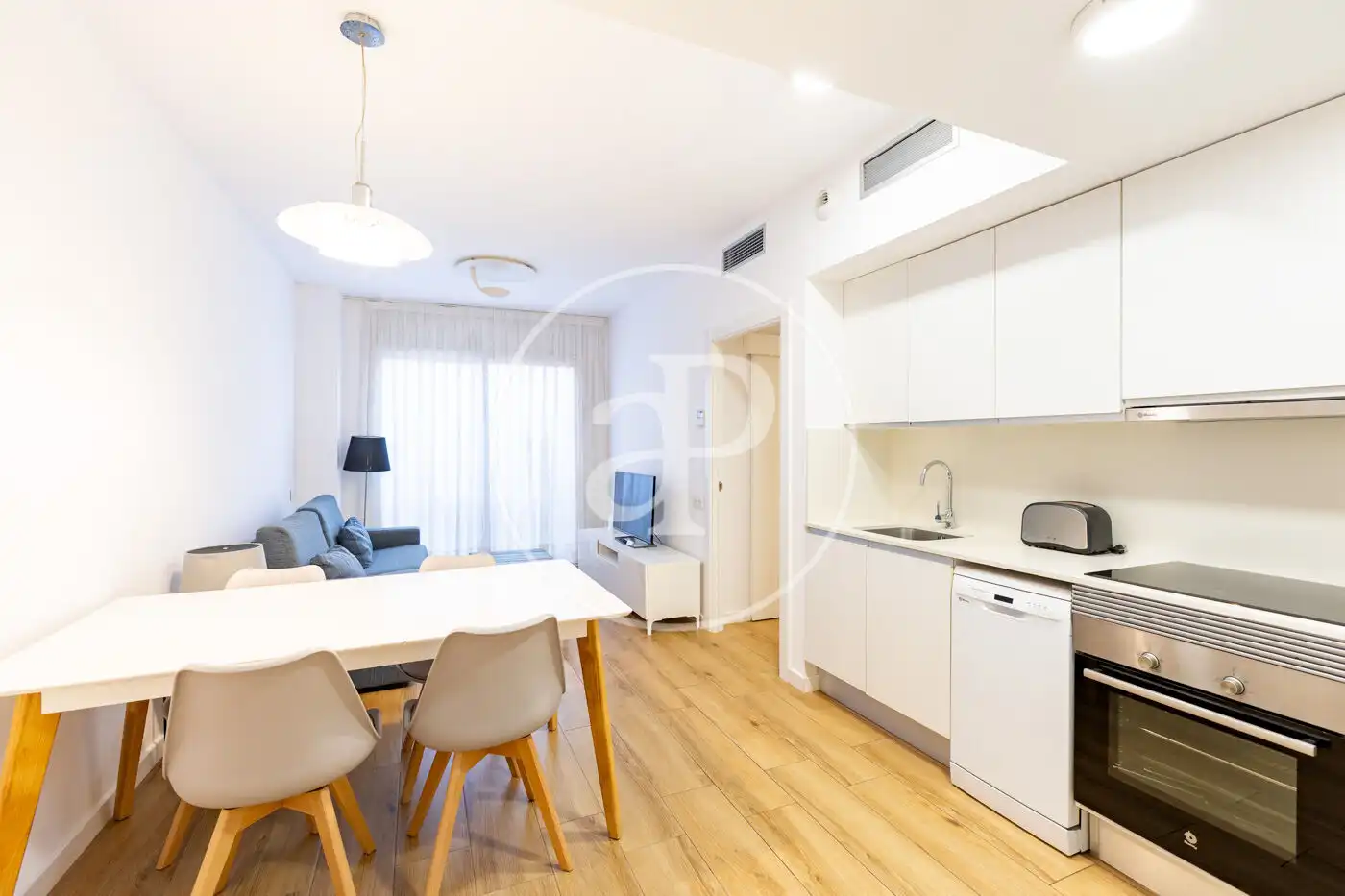 Living room of Flat for sale in Barcelona  with Air Conditioner, Heating and Community pool