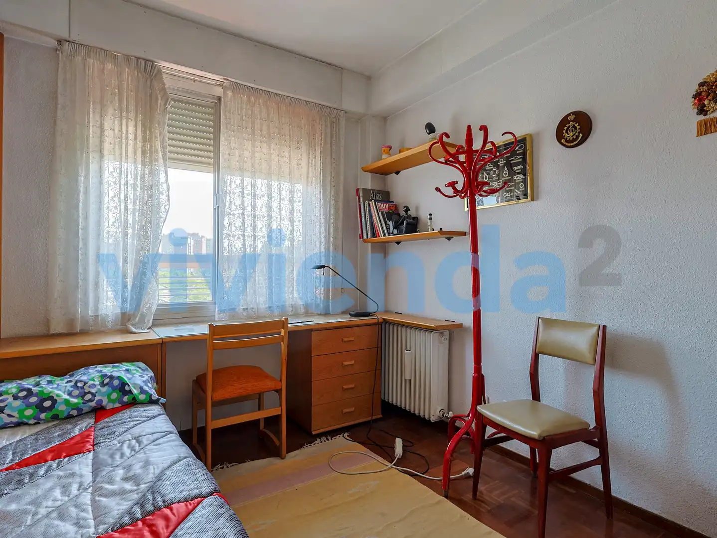 Bedroom of Flat for sale in Madrid  with Heating, Terrace and Storage room