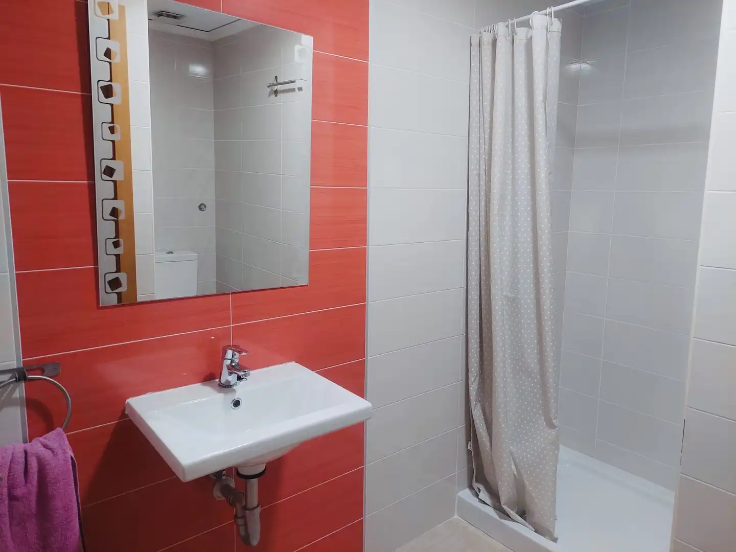 Badezimmer von Dachboden zum Verkauf in Dénia mit Klimaanlage, Heizung und Terrasse