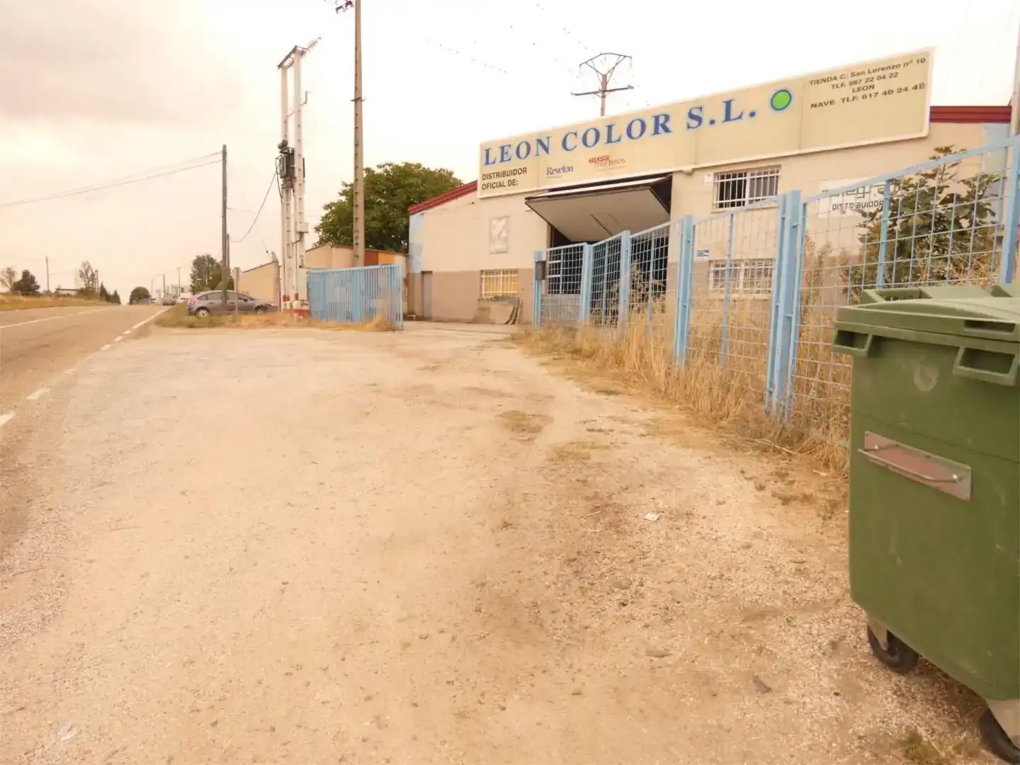 Nau industrial de lloguer en Valverde de la Virgen