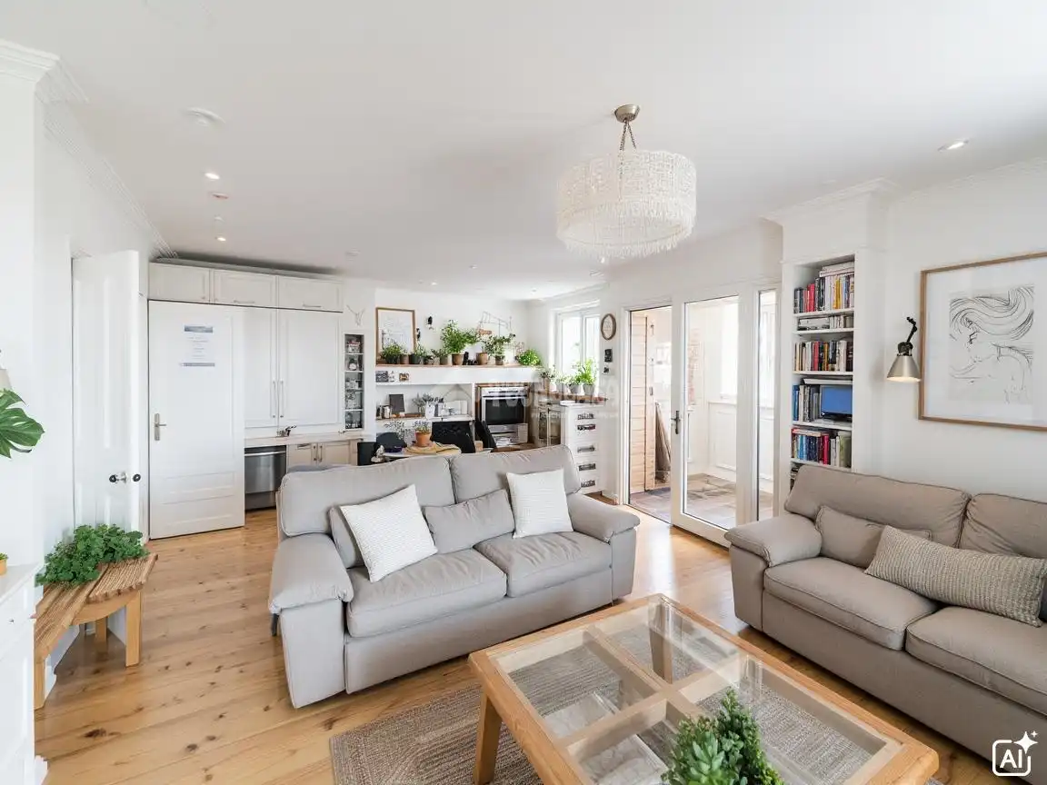 Living room of Detached homes for sale in Las Rozas de Madrid  with Air Conditioner, Heating and Private garden