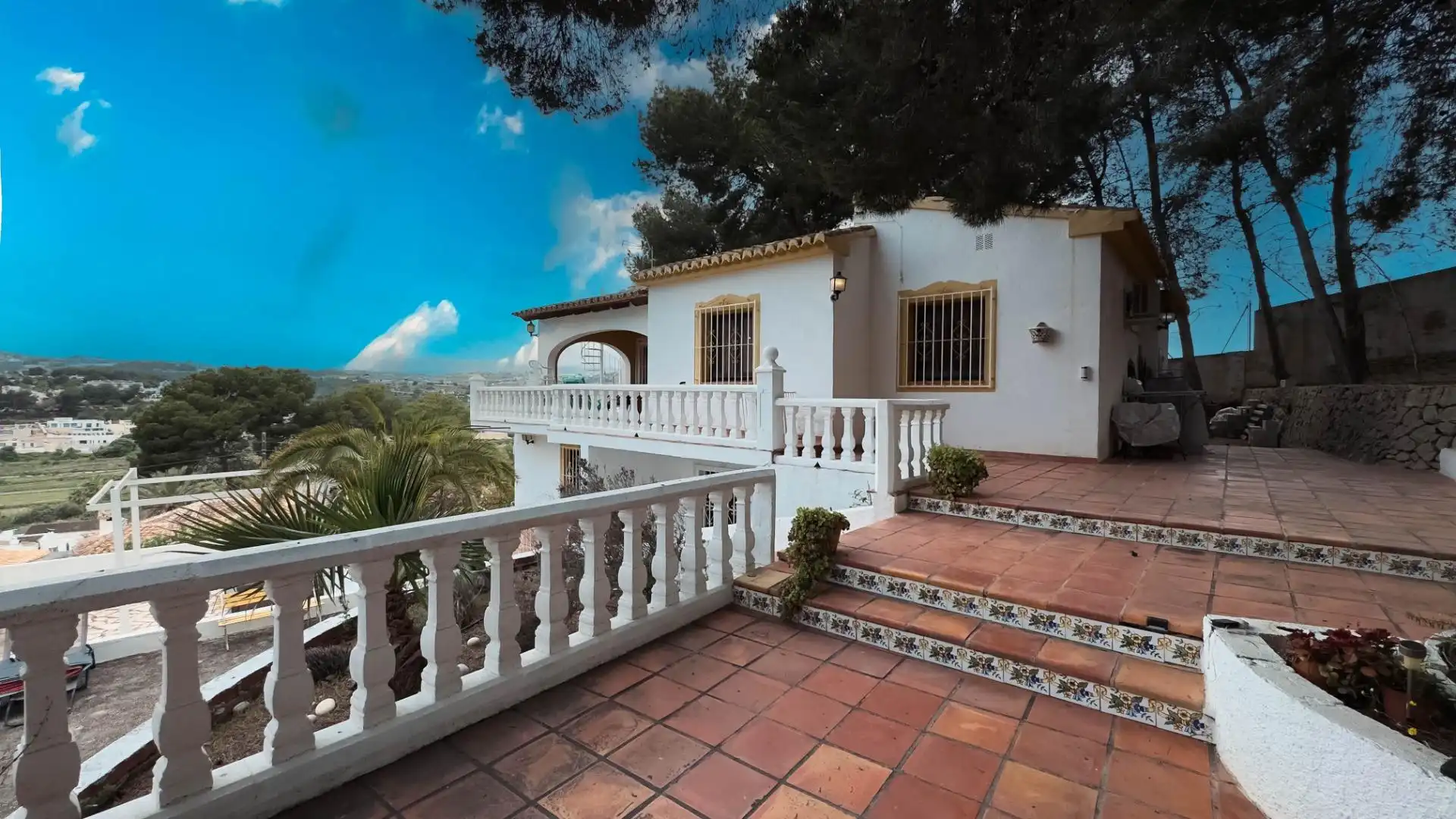Vista exterior de Casa o chalet en venta en Moraira con Jardín privado, Terraza y Trastero
