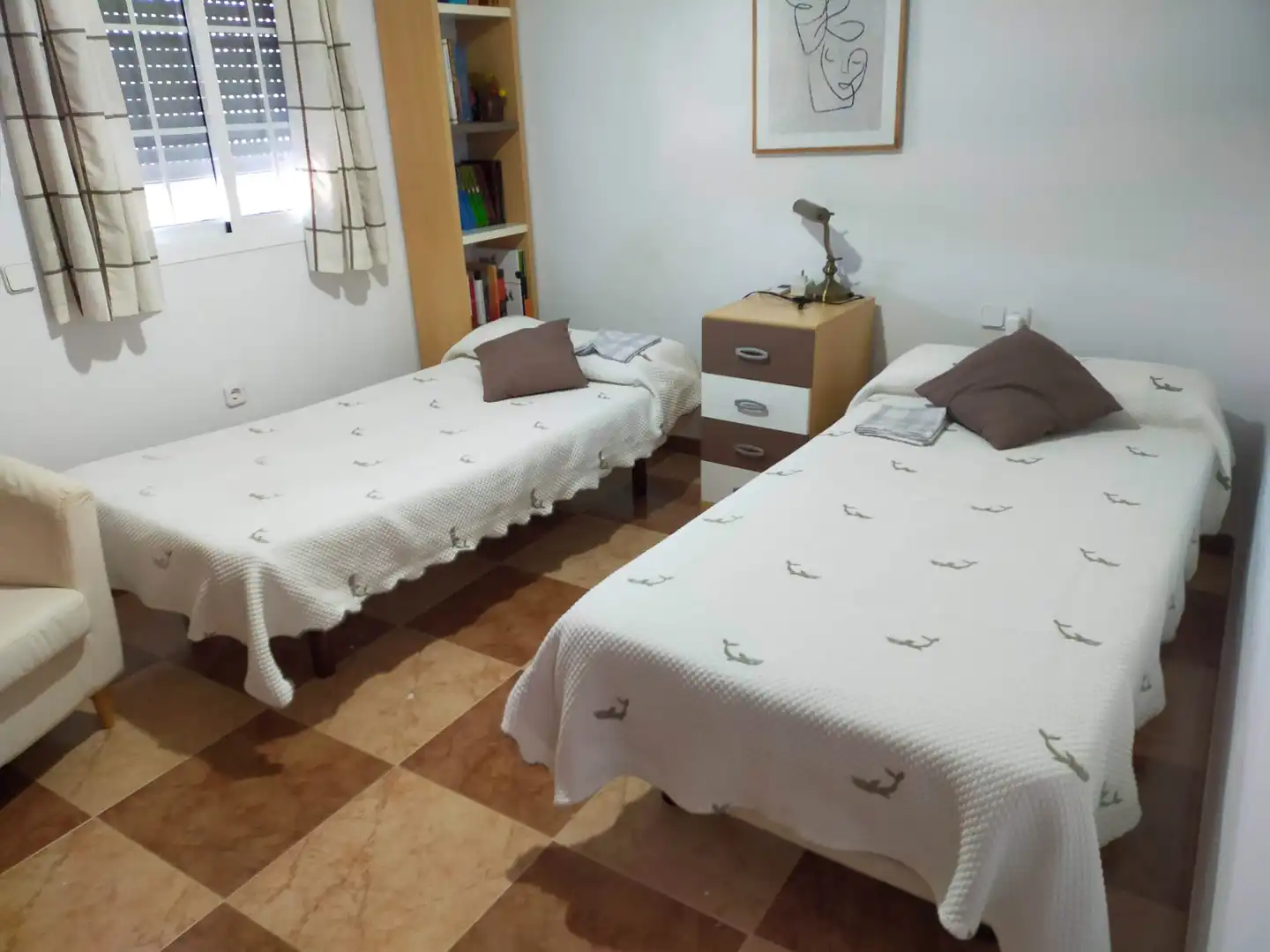 Dormitori de Casa o xalet en venda en El Puerto de Santa María amb Jardí privat, Terrassa i Piscina