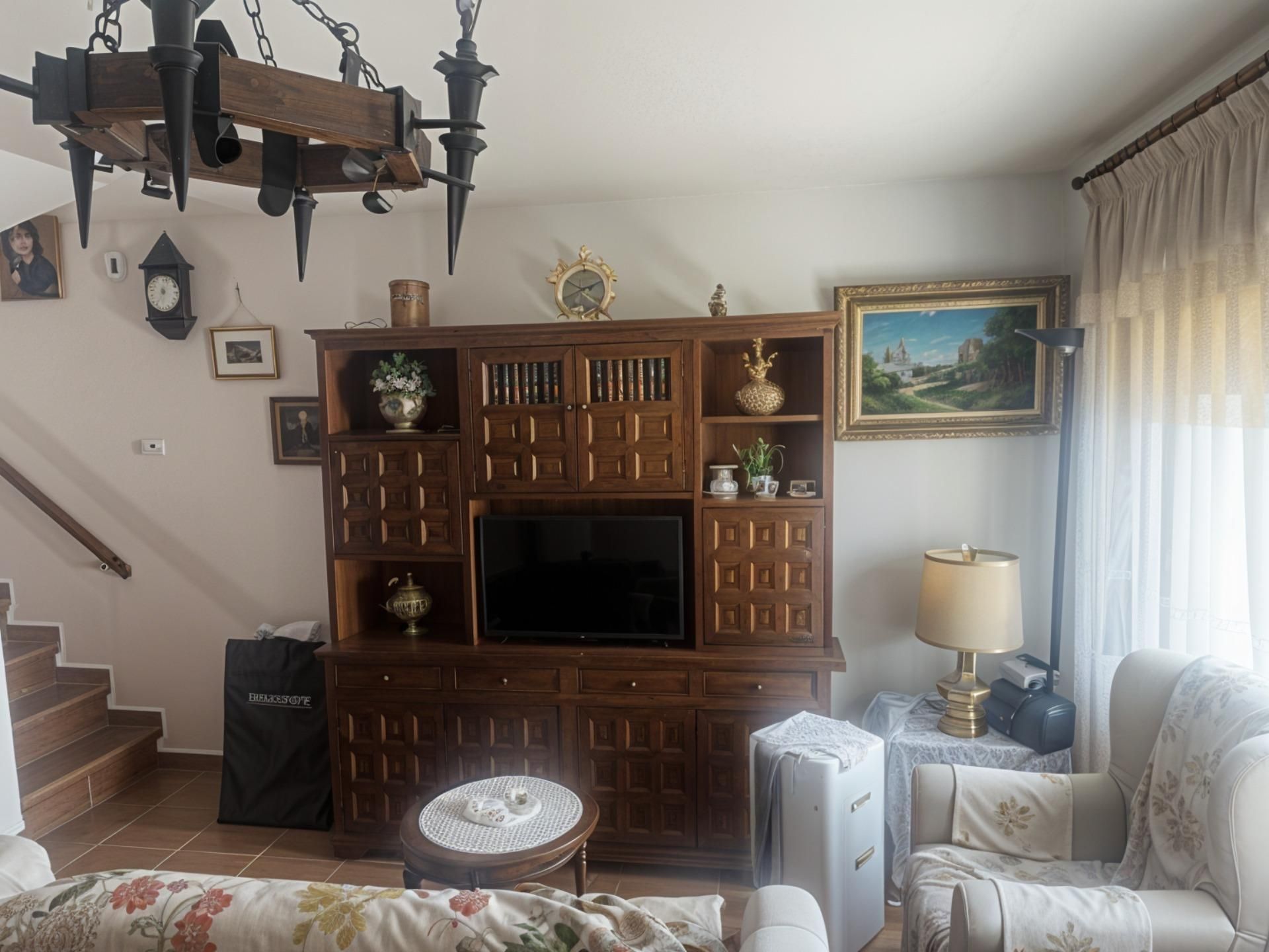 Living room of Single-family semi-detached for sale in Lanzahíta