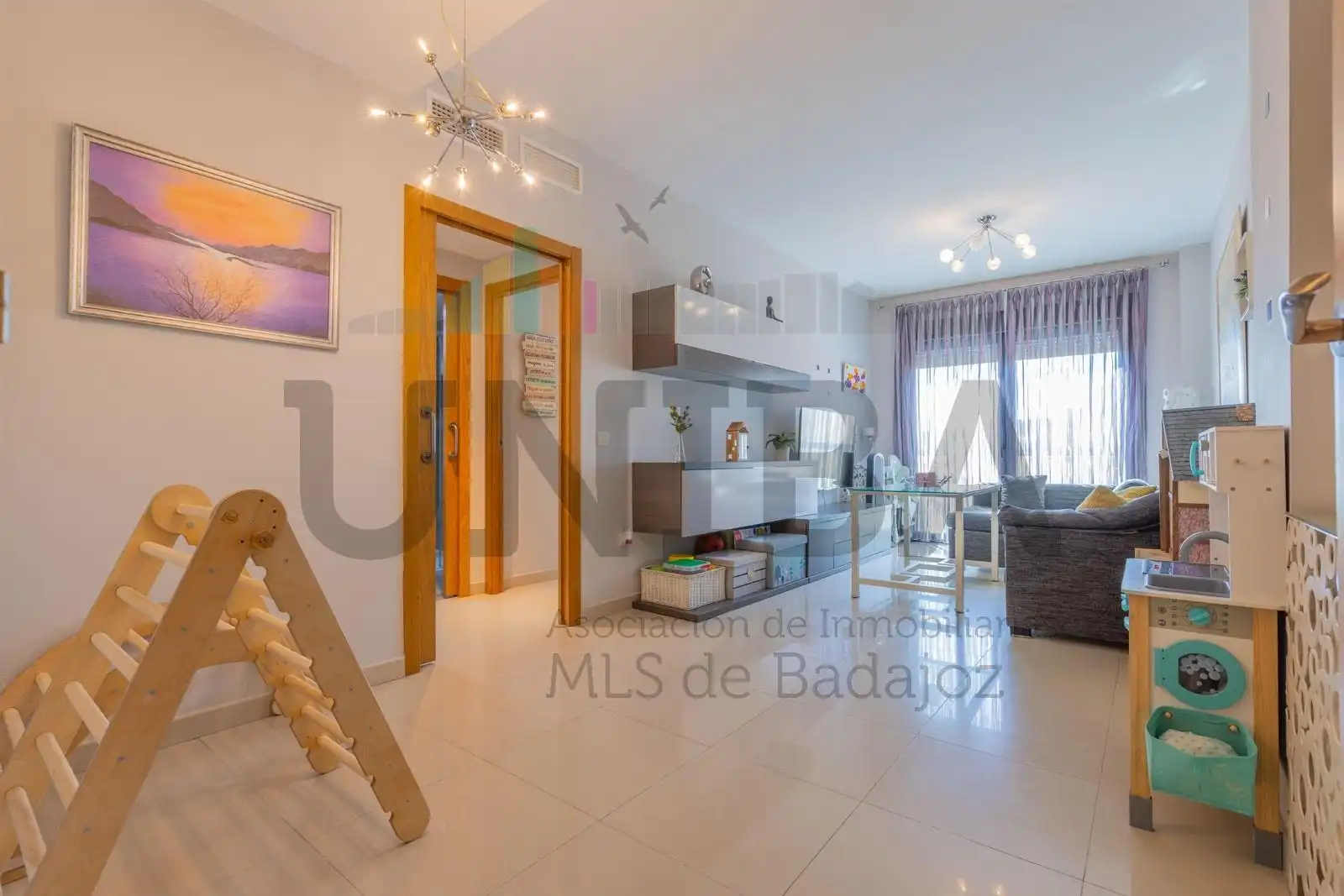Sala d'estar de Àtic en venda en Badajoz amb Aire condicionat, Calefacció i Terrassa