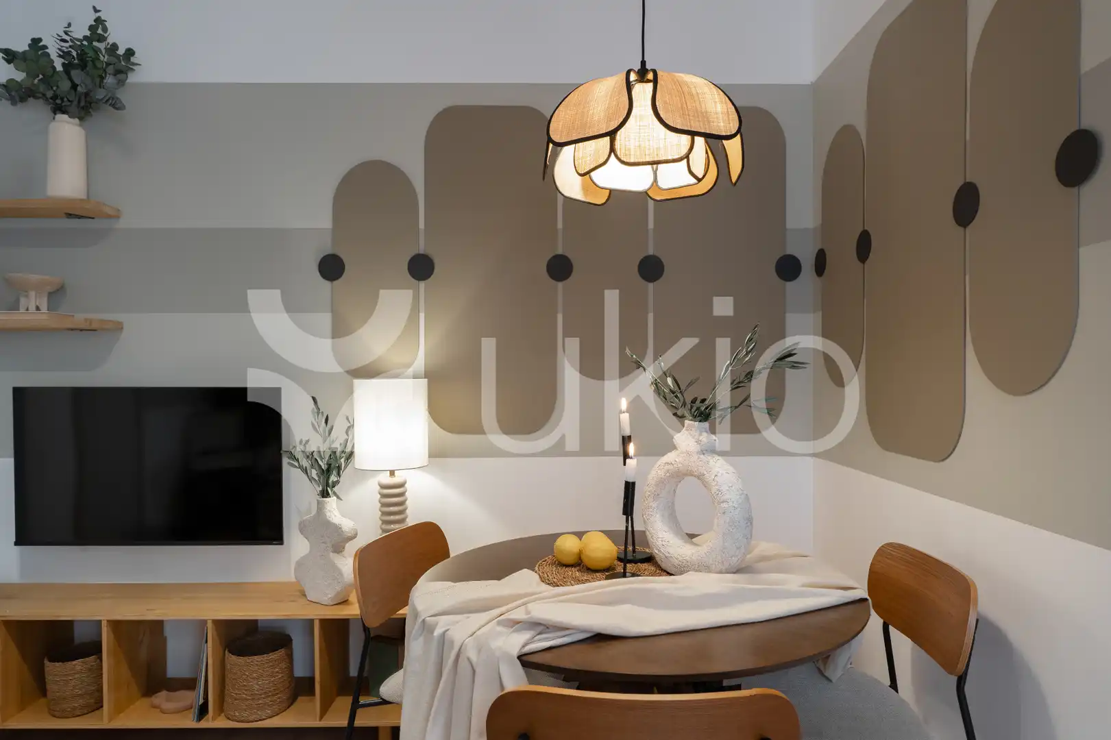 Sala de estar de Apartamento de alquiler en Madrid con Aire acondicionado, Calefacción y Amueblado