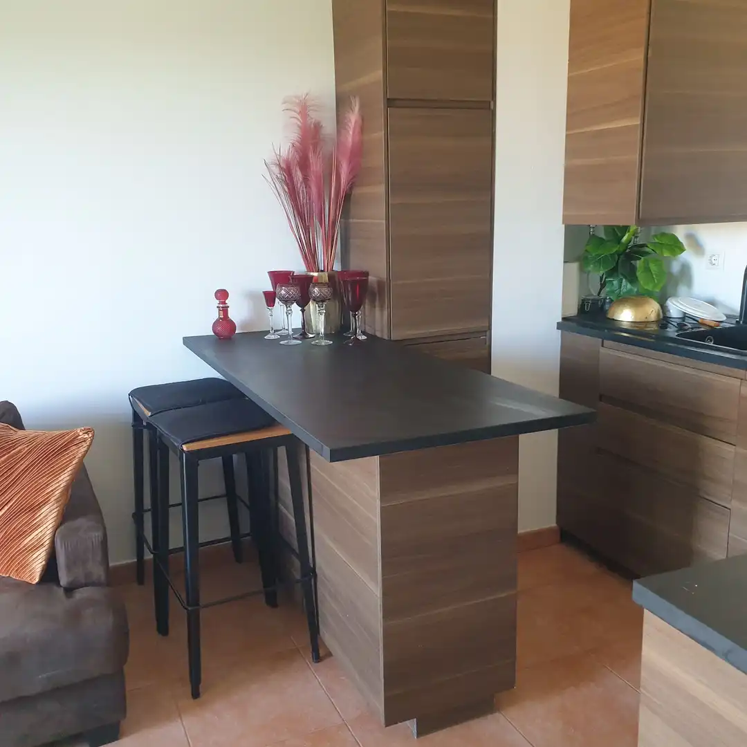 Cuina de Apartament en venda en A Illa de Arousa  amb Calefacció, Jardí privat i Terrassa