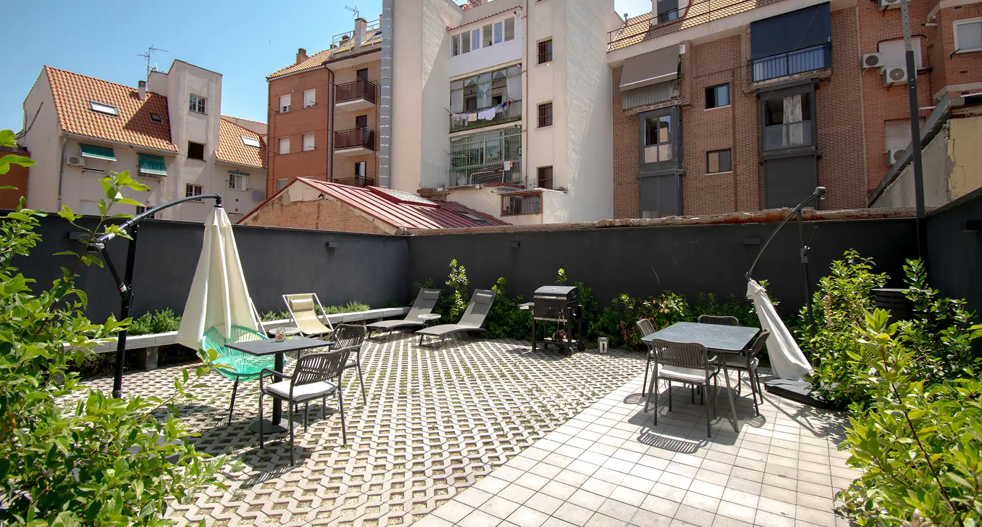 Terrassa de Casa o xalet per a compartir en Madrid amb Aire condicionat, Calefacció i Terrassa