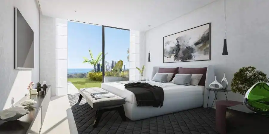 Dormitori de Casa o xalet de lloguer en Marbella amb Aire condicionat, Calefacció i Jardí privat