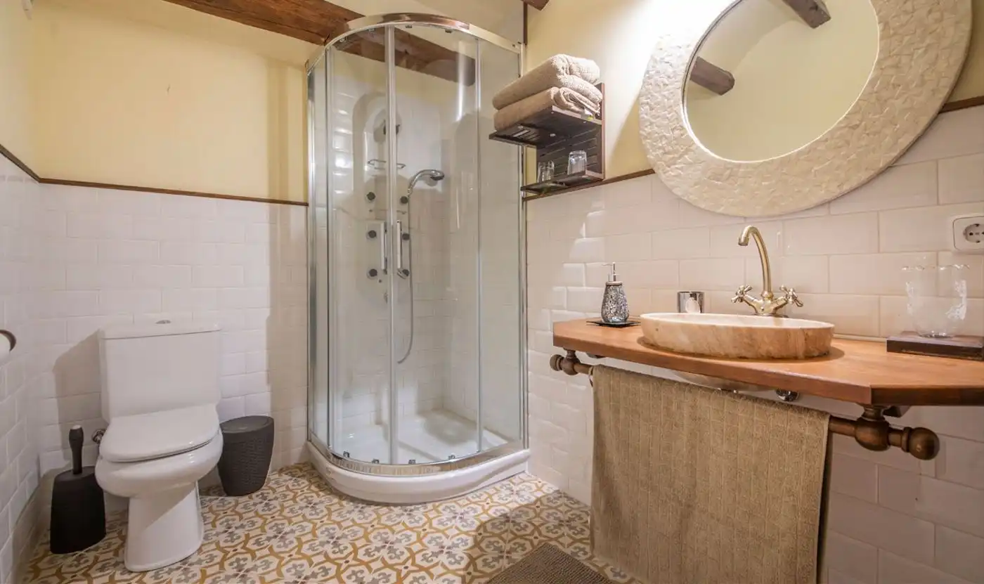Baño de Casa o chalet en venta en Vilobí del Penedès con Aire acondicionado, Calefacción y Terraza
