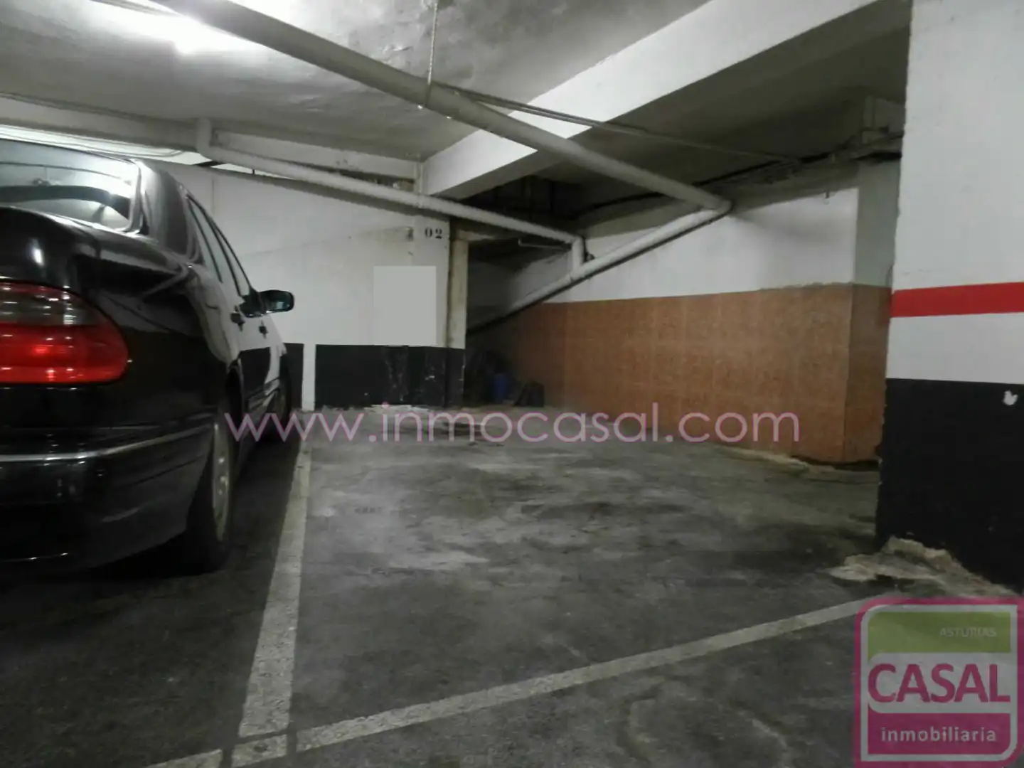 Parking of Flat for sale in Oviedo   with Heating, Terrace and Furnished