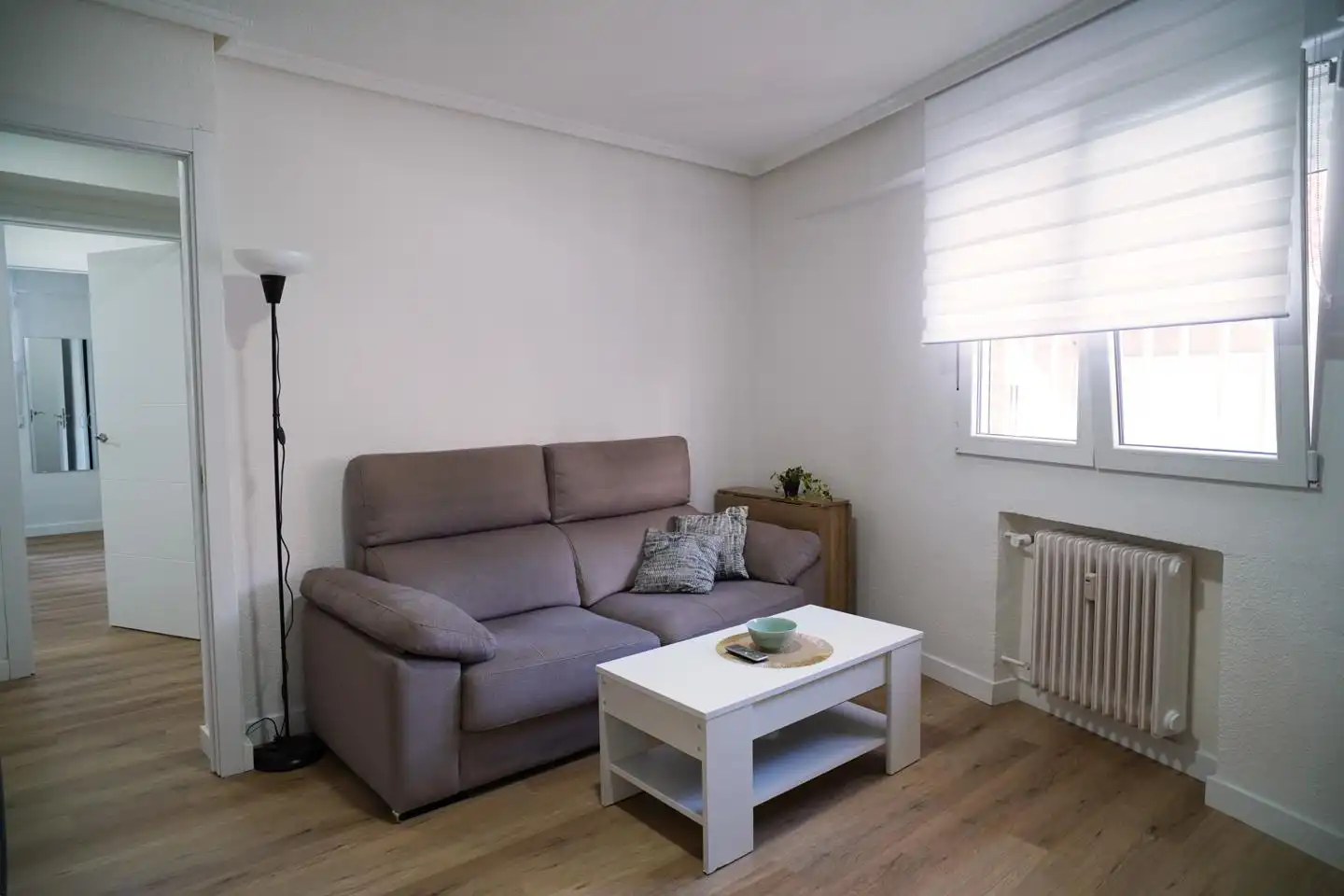 Sala d'estar de Planta baixa de lloguer en Madrid amb Moblat