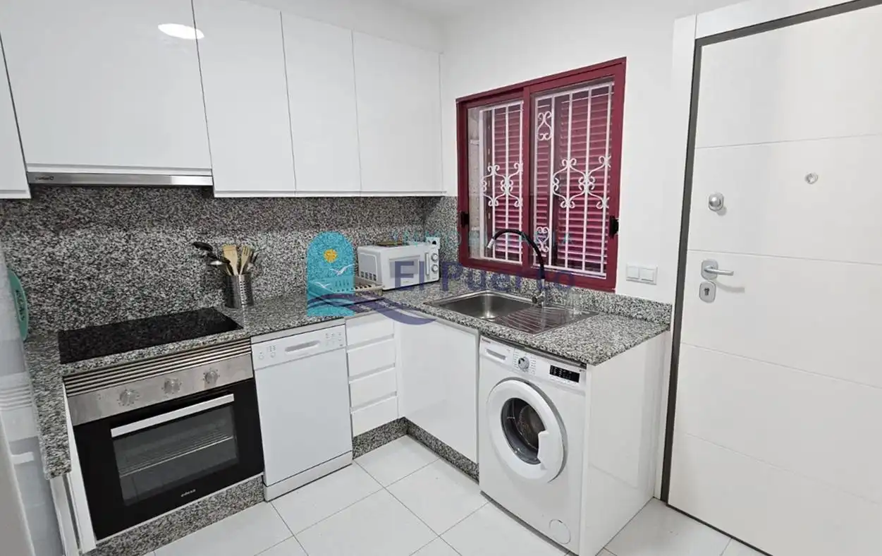 Cocina de Dúplex en venta en Mazarrón con Jardín privado, Terraza y Amueblado
